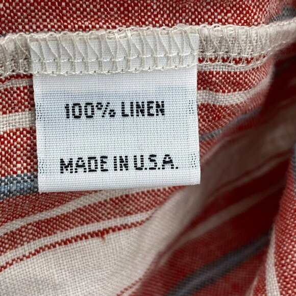 Bryn Walker 100% Linen Stripe Top Women's Size S - Picture 5 of 6